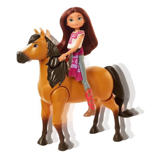 Spirit Lucky e Spirit Insieme all'avventura, con bambola e cavallo da cavalcare. Mattel (GXF95) - 3