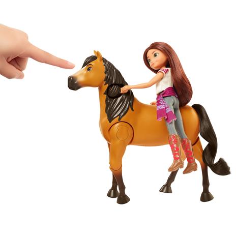 Spirit Lucky e Spirit Insieme all'avventura, con bambola e cavallo da cavalcare. Mattel (GXF95) - 5