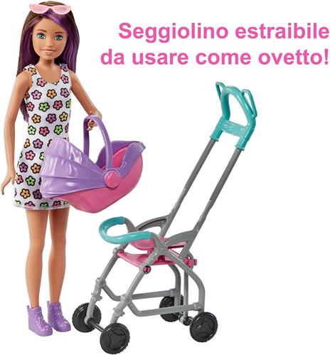 Skipper Babysitter Passeggiata Doll Original Baby Capelli Rossi - 4