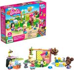Barbie- Mega Construx Barbie Centro Veterinario e di Toelettatura Animali, Giocattolo per Bambini 4+Anni, GYH09