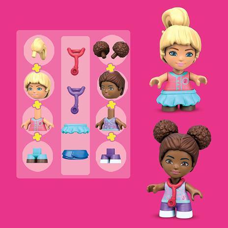 Barbie- Mega Construx Barbie Centro Veterinario e di Toelettatura Animali, Giocattolo per Bambini 4+Anni, GYH09 - 5