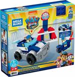 Mega Paw Patrol - Auto di Pattuglia di Chase con personaggio inlcuso, per bambini 3+ Anni