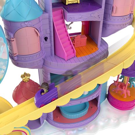 Polly Pocket Lunapark dell'Arcobaleno, Playset con 3 giostre e7 aree di gioco, 25 accessori a sorpresa. Mattel (GYK44) - 5