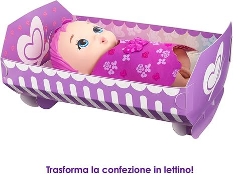 My Garden Baby - Baby Pink Butterfly Beve e Piscia 30 cm, pannolino riutilizzabile, vestito, ali rimovibili - 7