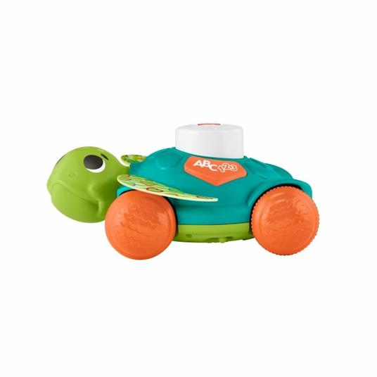 Fisher-Price Tartaruga Gattona con me, giocattolo per imparare a camminare con luci e suoni, 9+mesi - 4