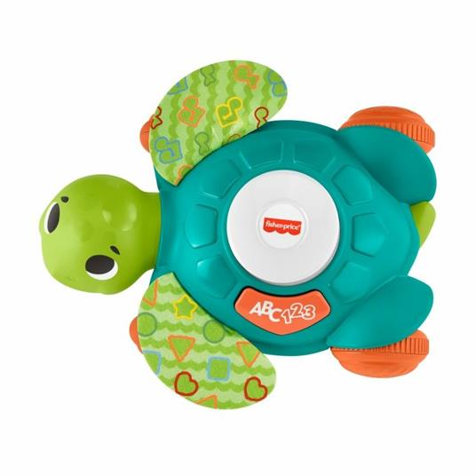 Fisher-Price Tartaruga Gattona con me, giocattolo per imparare a camminare con luci e suoni, 9+mesi - 2