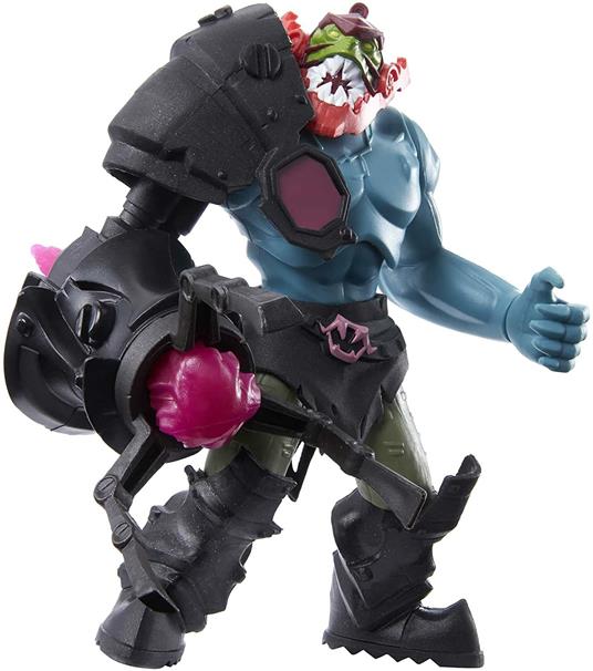 Masters of the Universe - He-Man e The Masters of the Universe, Personaggio Trap Jaw Snodato con Potente Mossa d'Attacco e Accessori, Giocattolo per Bambini 4+ Anni, HBL69 - 4