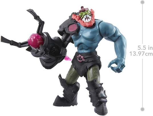 Masters of the Universe - He-Man e The Masters of the Universe, Personaggio Trap Jaw Snodato con Potente Mossa d'Attacco e Accessori, Giocattolo per Bambini 4+ Anni, HBL69 - 5