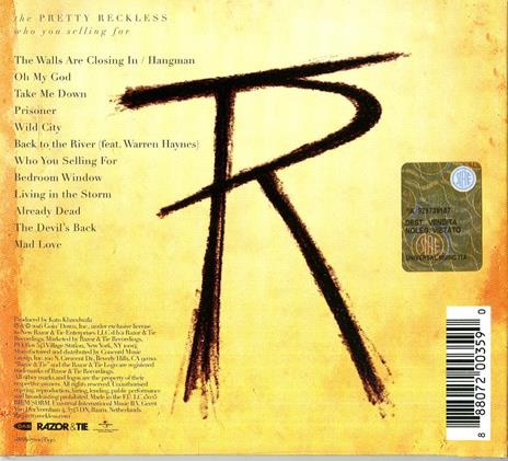 Who You Selling for - CD Audio di Pretty Reckless - 2