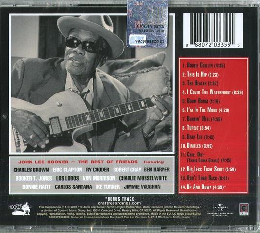 Best of Friends - CD Audio di John Lee Hooker - 2
