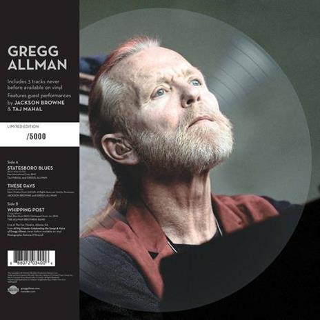 Live Ep (Limited Edition Picture Disc) - Vinile 10'' di Gregg Allman