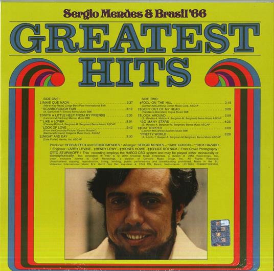 Greatest Hits - Vinile LP di Sergio Mendes - 2