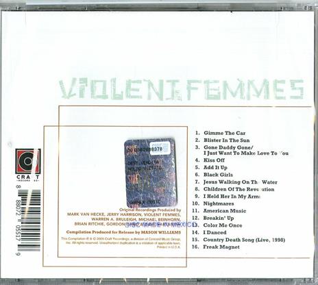 Permanent Record. The Very Best - CD Audio di Violent Femmes - 2