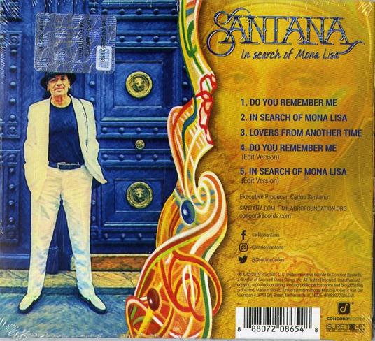 In Search of Mona Lisa Ep - CD Audio di Santana - 2