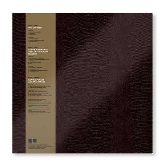 Go West!. The Contemporary Records Albums - Vinile LP di Sonny Rollins - 3