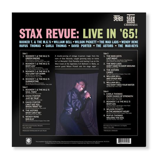 Stax Revue. Live in '65! - Vinile LP - 3