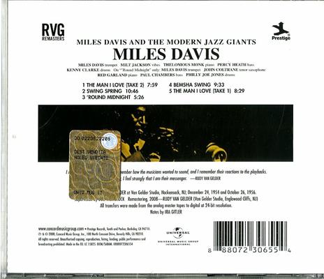 Miles Davis & The Modern - CD Audio di Miles Davis - 2