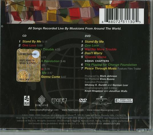 Playing for Change. Songs Around the World - CD Audio - 2