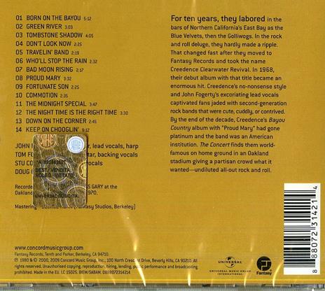 The Concert (Remastered) - CD Audio di Creedence Clearwater Revival - 2