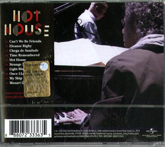 Hot House - CD Audio di Chick Corea,Gary Burton - 2