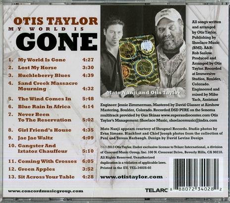 My World Is Gone - CD Audio di Otis Taylor - 2