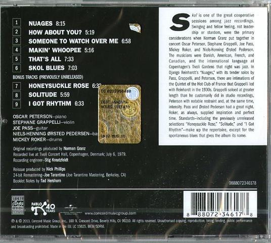 Skol - CD Audio di Oscar Peterson,Stephane Grappelli - 2