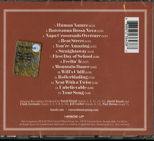 Collection - CD Audio di David Benoit - 2