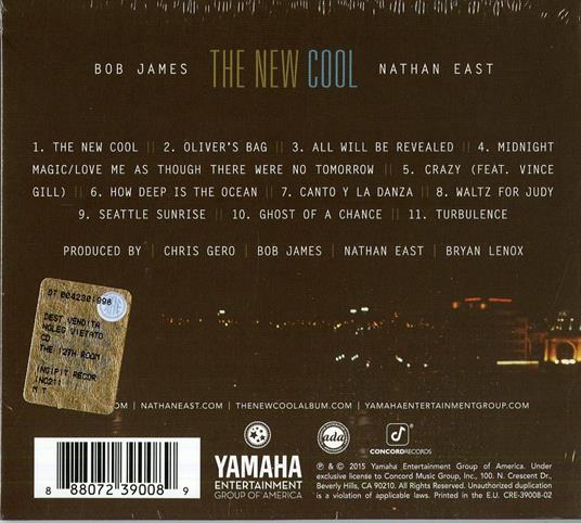 The New Cool - CD Audio di Bob James,Nathan East - 2