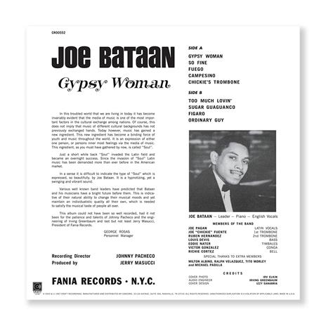 Gipsy Woman - Vinile LP di Joe Bataan - 3