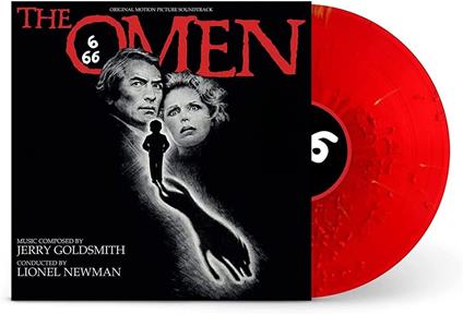 The Omen (Colonna Sonora) (Red Splatter Vinyl) - Vinile LP di Jerry Goldsmith