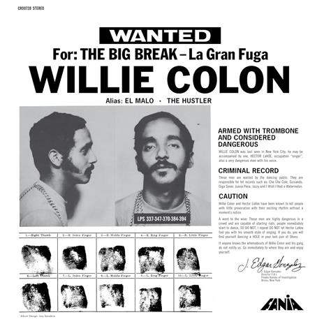 La Gran Fuga - Vinile LP di Willie Colon