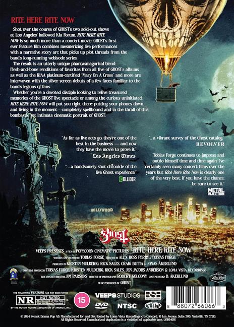 Rite Here Rite Now (Blu-ray) - Blu-ray di Ghost - 2
