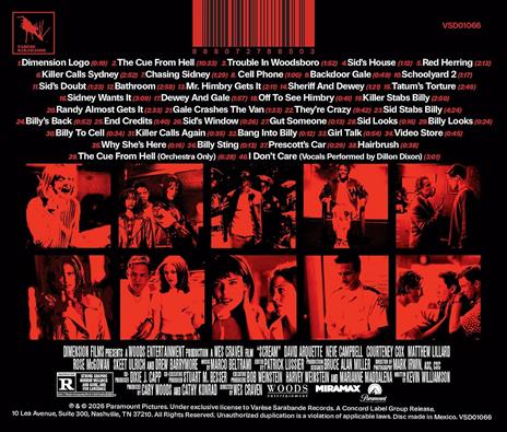 Scream (Colonna Sonora) - CD Audio - 2