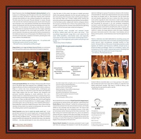 Smoke & Mirrors Percussion Ensemble - Vinile LP di Smoke & Mirrors - 2