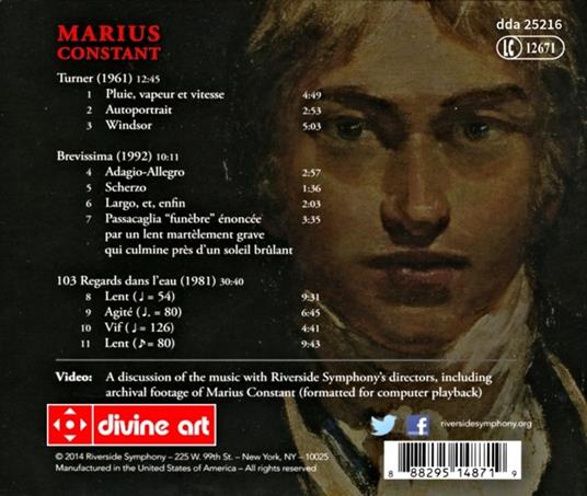 Marius Constant - Various - CD Audio di Olivier - Riverside Symphony Charlier - 3