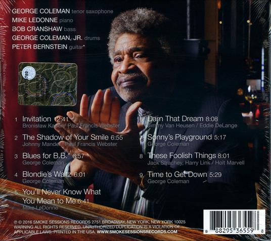 A Master Speaks - CD Audio di George Coleman - 2