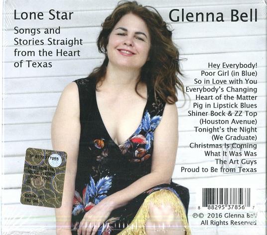 Lone Star. Songs and Straight - CD Audio di Glenna Bell - 2