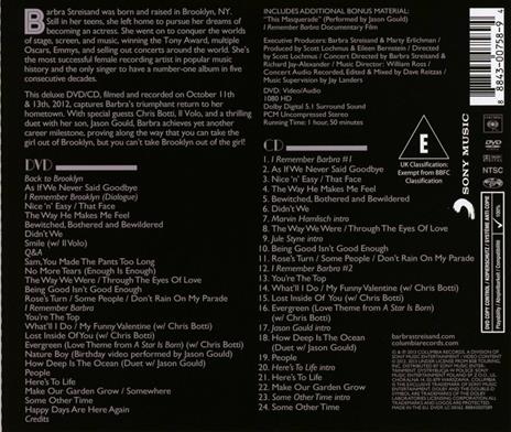Back to Brooklyn (Deluxe Edition) - CD Audio + DVD di Barbra Streisand - 2