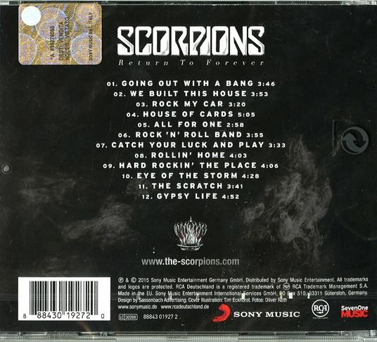 Return to Forever - CD Audio di Scorpions - 2