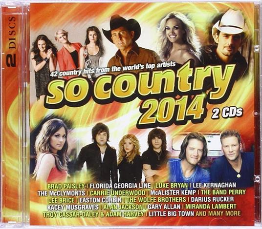 So Country 2014 (2 Cd) - CD Audio