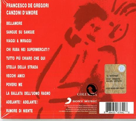 Canzoni d'amore - CD Audio di Francesco De Gregori - 2