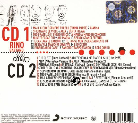 Solo con io - CD Audio di Rino Gaetano - 2