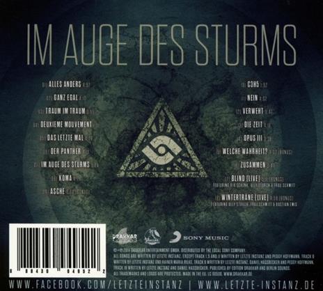 Im Auge des Sturms - CD Audio di Letzte Instanz - 2