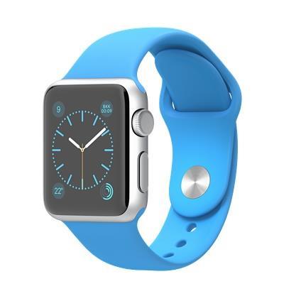 Apple Watch Sport 38Mm Cassa In Alluminio Argento Bracciale Blu E Smartwatch  - Apple - Telefonia e GPS | IBS