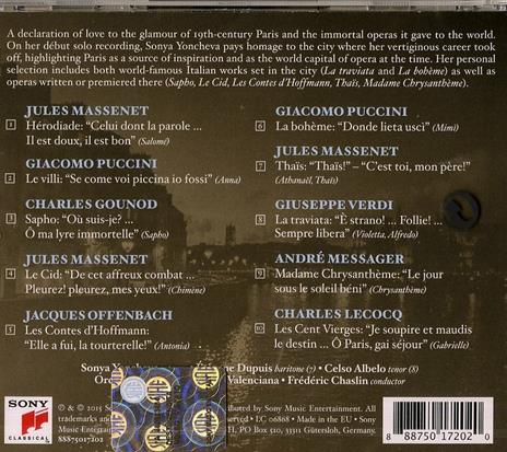Paris, mon amour - CD Audio di Sonya Yoncheva - 2