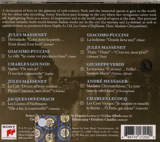 Paris, mon amour - CD Audio di Sonya Yoncheva - 2