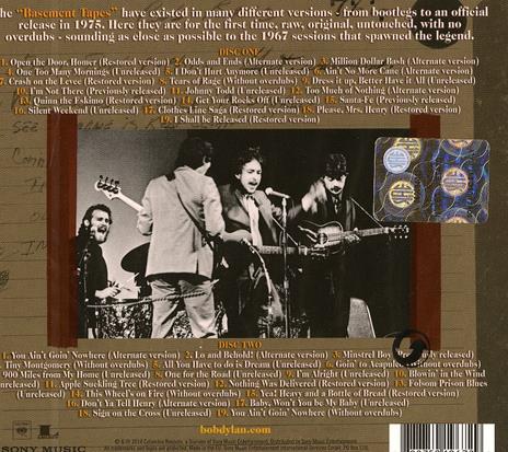 The Bootleg Series vol.11. The Basement Tapes Raw - CD Audio di Band,Bob Dylan - 2
