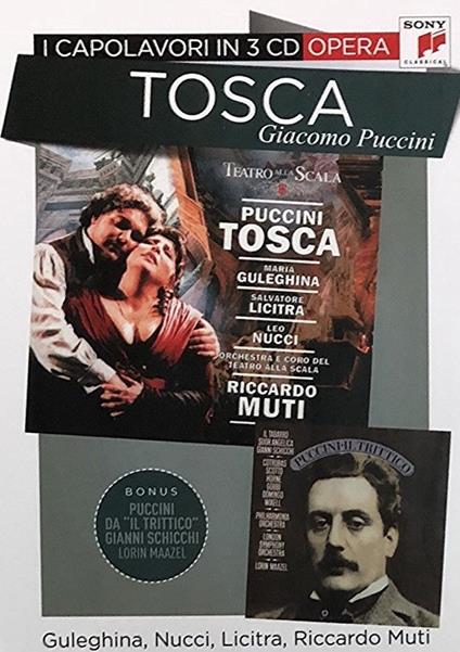 Tosca I Capolavori in 3 cd - CD Audio di Giacomo Puccini