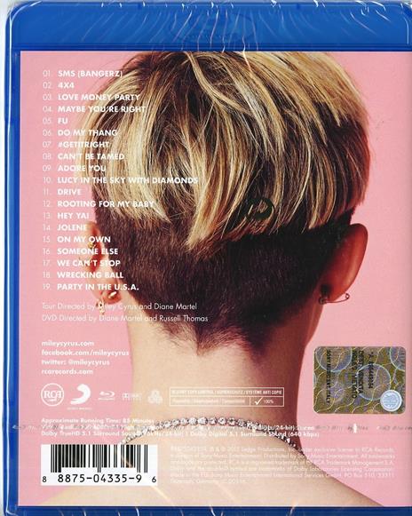 Miley Cyrus. Bangerz Tour (Blu-ray) - Blu-ray di Miley Cyrus - 2