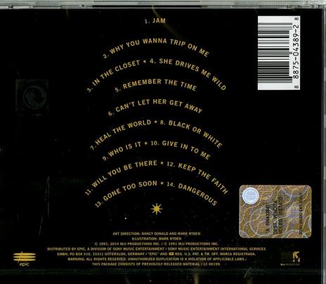 Dangerous - CD Audio di Michael Jackson - 2